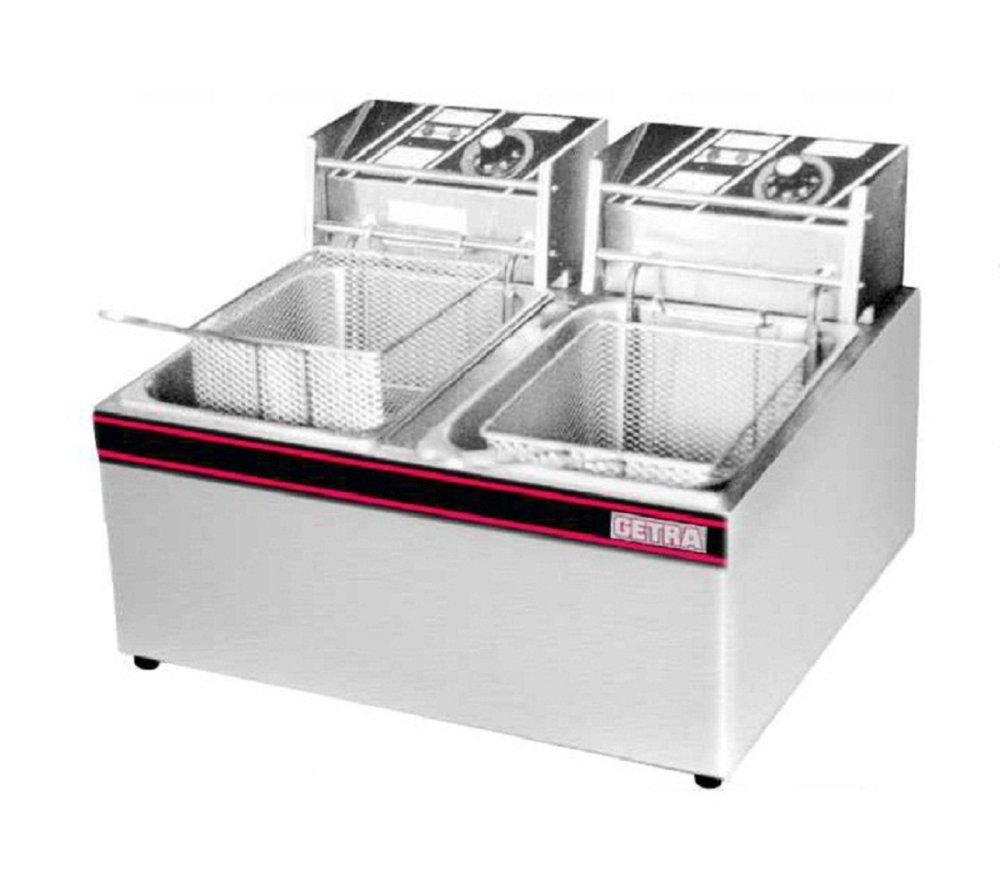 Getra Ef-89 Electrik Deep Fryer 2 Tank 2 Basket - Silver