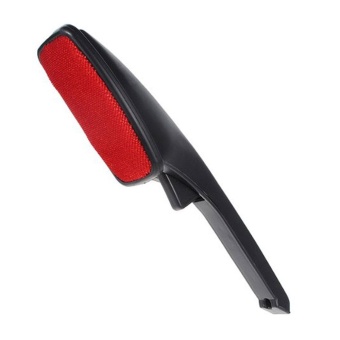 Gambar huazhong Mini Multifunction Hair Remover Clothing Magic Lint BrushWith Swivel,Black And Red   intl
