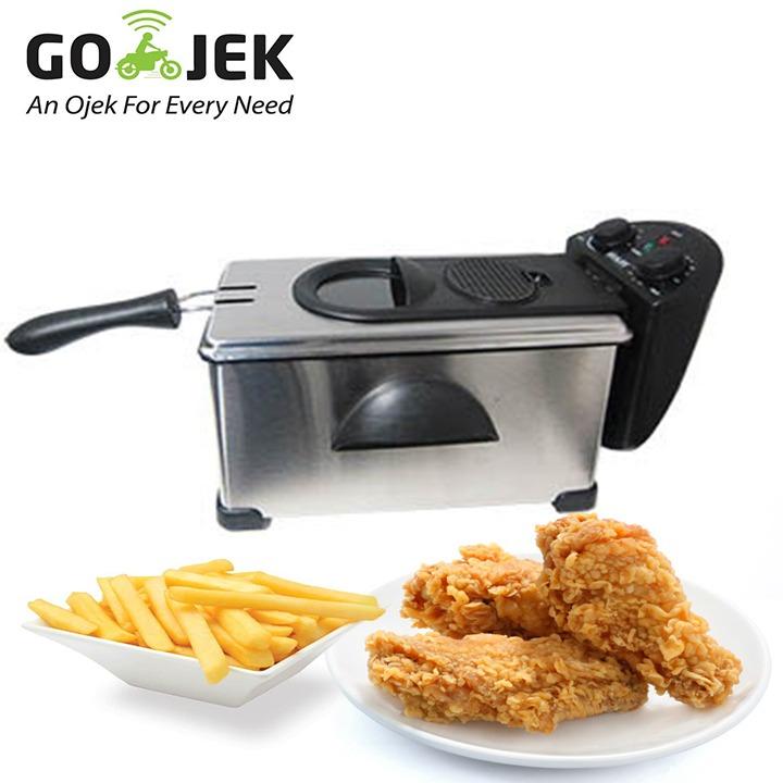 IDEALIFE IL200DF Deep Fryer/Penggorengan Elektrik (Cocok Utk Usaha)