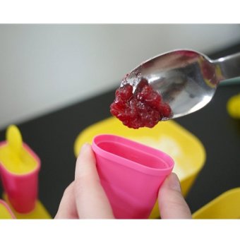 IKEA Chosigt Ice Lolly Maker Cetakan Es Krim - Pink