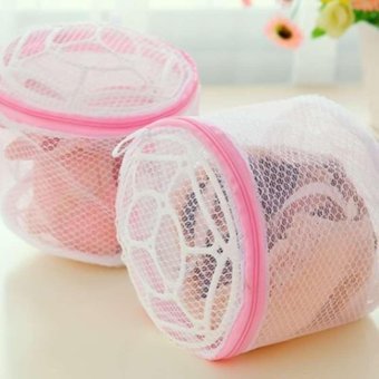 Laundry Washing Machine Bra Underwear Clothes Lingerie Mesh Wash Case Bag White - intl