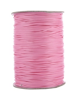 Gambar longmai Waxed Cotton Cord String for Beading and Macrame SuppliesBeading Thread,Pink   intl