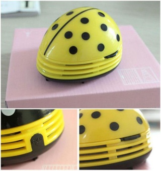 Gambar ouhofus Electric Table Vacuum Cleaner Mini Dust Cleaner YellowBeetles Prints Design   intl