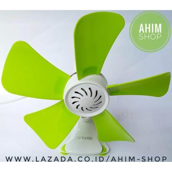 Ouyashi Kipas Angin Pintar 5 Baling 3in1 Duduk, Jepit, Gantung NEW MODEL OY-360J 20W (Hijau) Januari 2019 - 3 Ouyashi Kipas Angin Pintar 5 Baling 3in1 Duduk, Jepit, Gantung NEW MODEL OY-360J 20W (Hijau) - 3