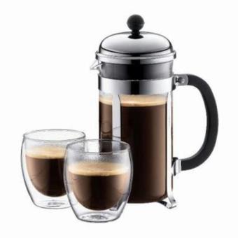 PALING DICARI Fiorenza French Press Coffee Maker 350 ml for 3 Cups TERLARIS