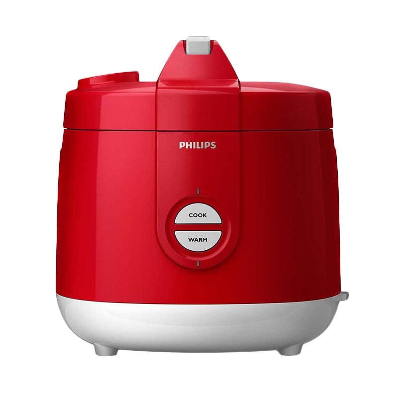 Philips HD 3127/32 Magic Com Rice Cooker - Penanak Nasi - Kap 2 Liter - Merah