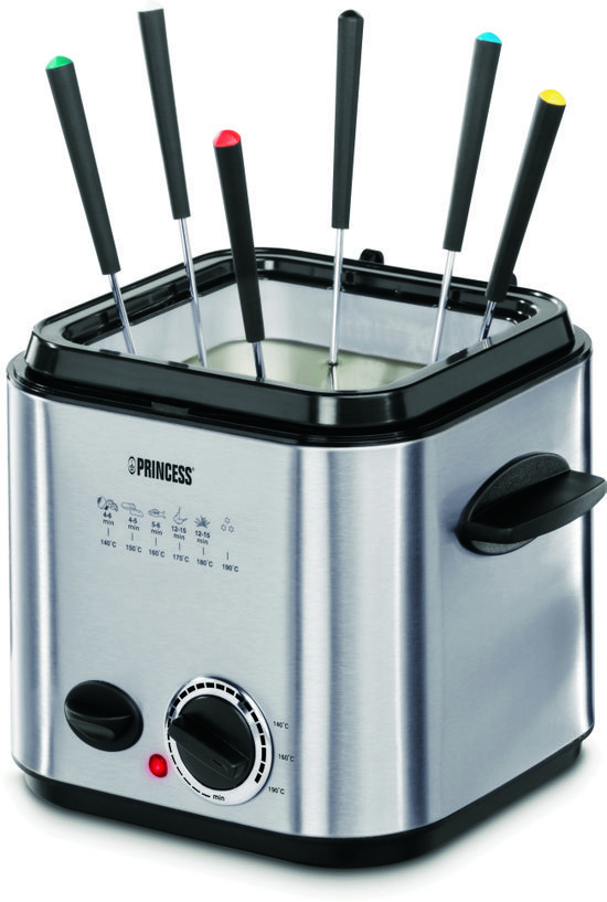 Princess P-182611 - Classic Mini fryer and Fondue - Stainless Steel