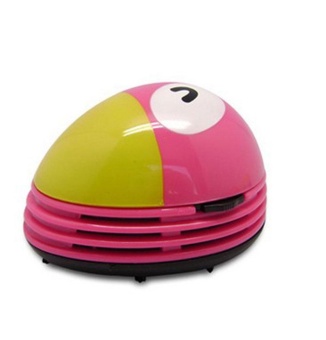 Gambar robxug Mini Table Dust Vaccum Cleaner Pink Toucan Prints Design  intl