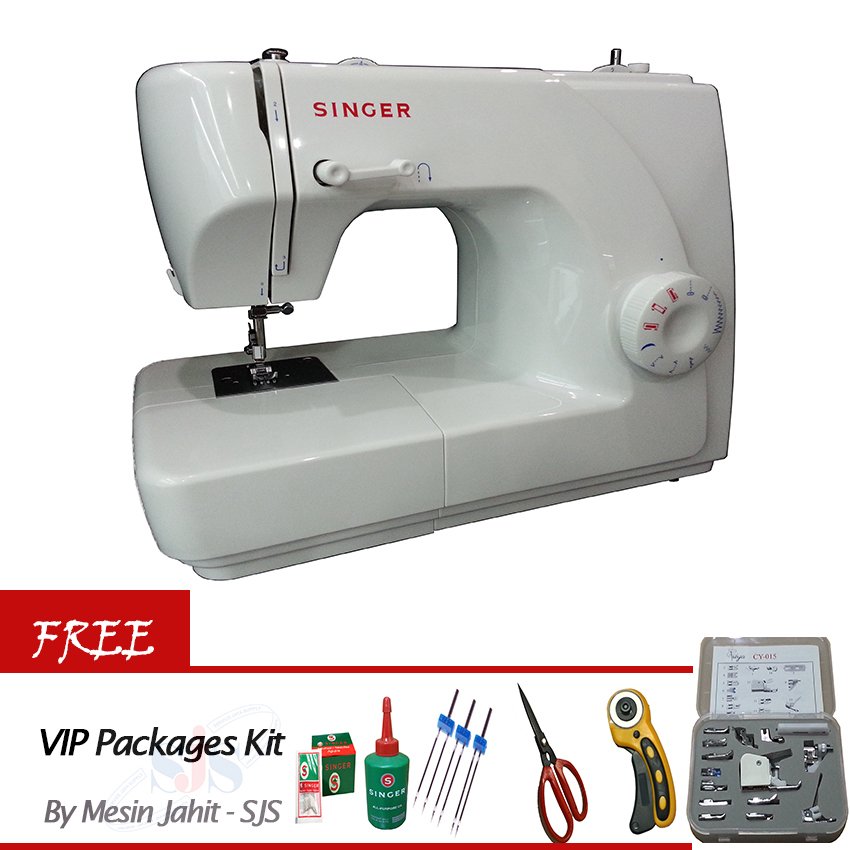 Singer 1507 Locust Mesin Jahit Portable + Gratis VIP Packages Kit .