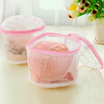 Wash Bag Laundry Washing Mesh Net Lingerie Underwear Bra ClothesSocks White - intl
