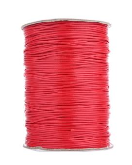 Gambar xfsmy Waxed Cotton Cord String for Beading and Macrame SuppliesBeading Thread,Red