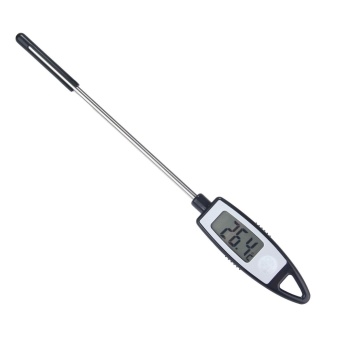 Gambar zoowop Kitchen Barbecue Digital Cooking BBQ Grilling MeatThermometer Cakes Coffee Probe Thermometer  50 300 Celsius (Black)  intl