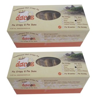 Gambar Dacoz Pie Susu Almond Kemasan Box   2 x 180gr