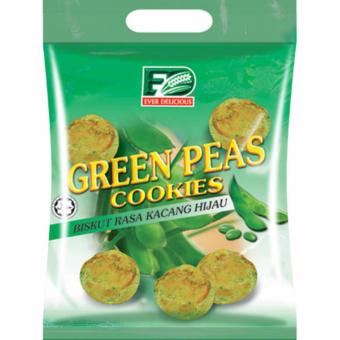 Gambar Ever Delicious Green Peas Cookies 400 gr ( Rasa Kacang Hijau )