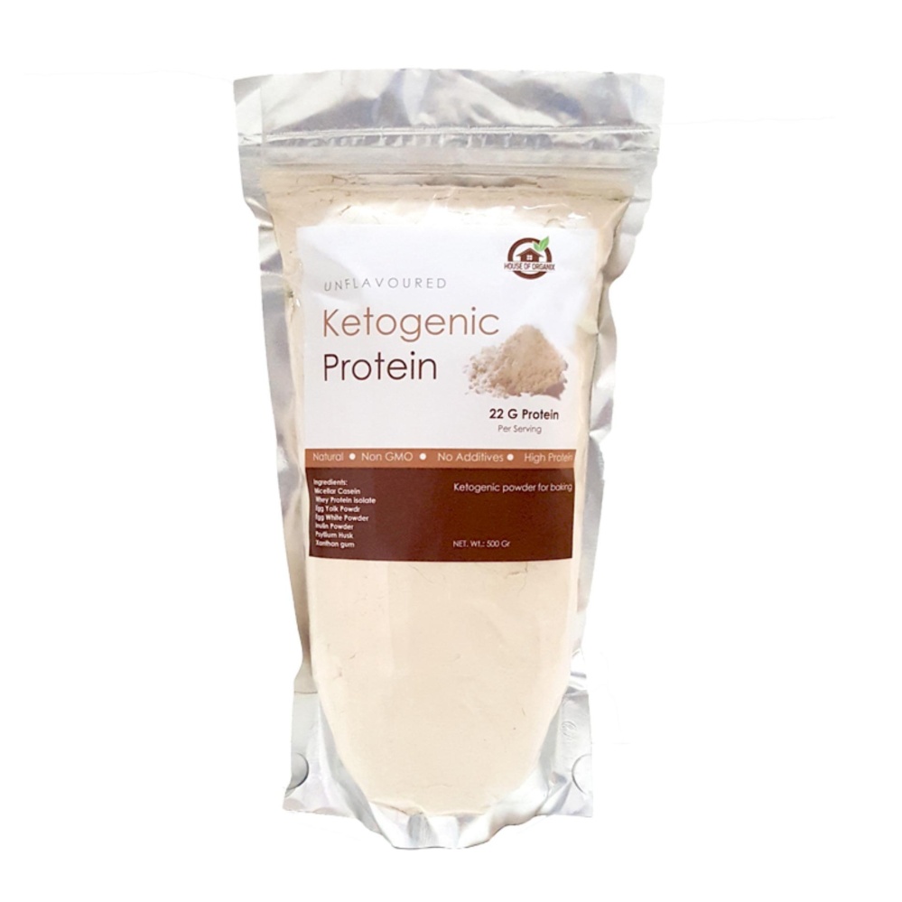 HouseOfOrganix Unflavoured Ketogenic (Tepung Keto) - 500 Gr