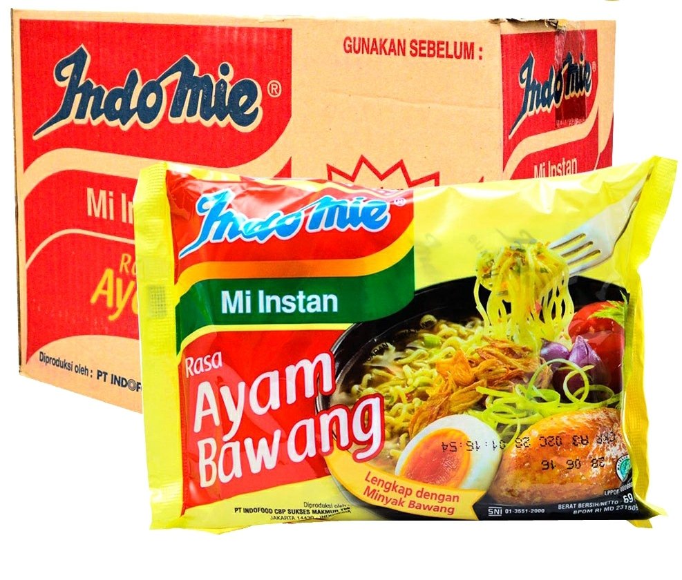 Indomie Mie Instan Rasa Ayam Bawang New - 72gr - Karton Isi 40