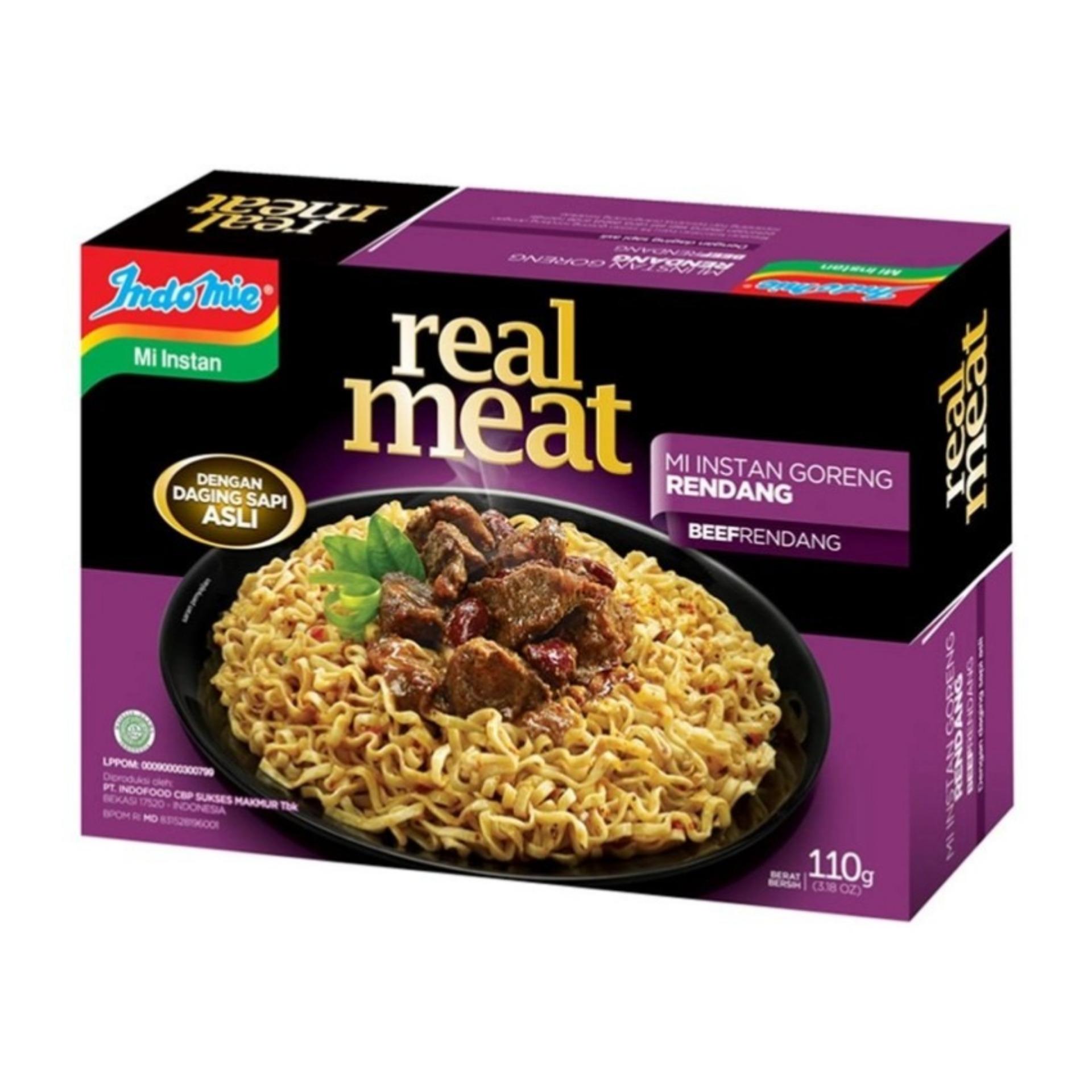 Indomie Real Meat Goreng Rendang - Isi 12