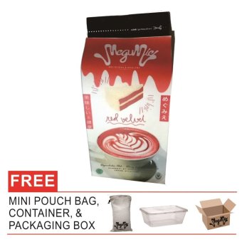 Megumie Red Velvet Powder 500gr - Redvelvet Bubuk Minuman Ubi MerahBeet Root Serbuk