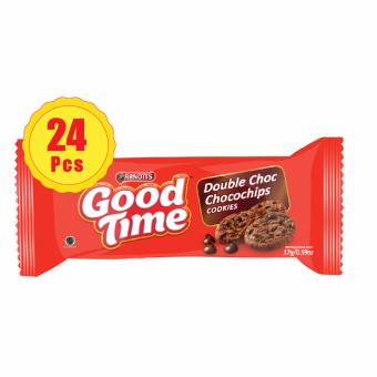 Gambar [Paket Bagi bagi] Good Time Cookies Double Choc 17 gr x 24 Pcs