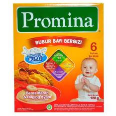 Promina Bubur Bayi Beras Merah & Daging Ayam 120g
