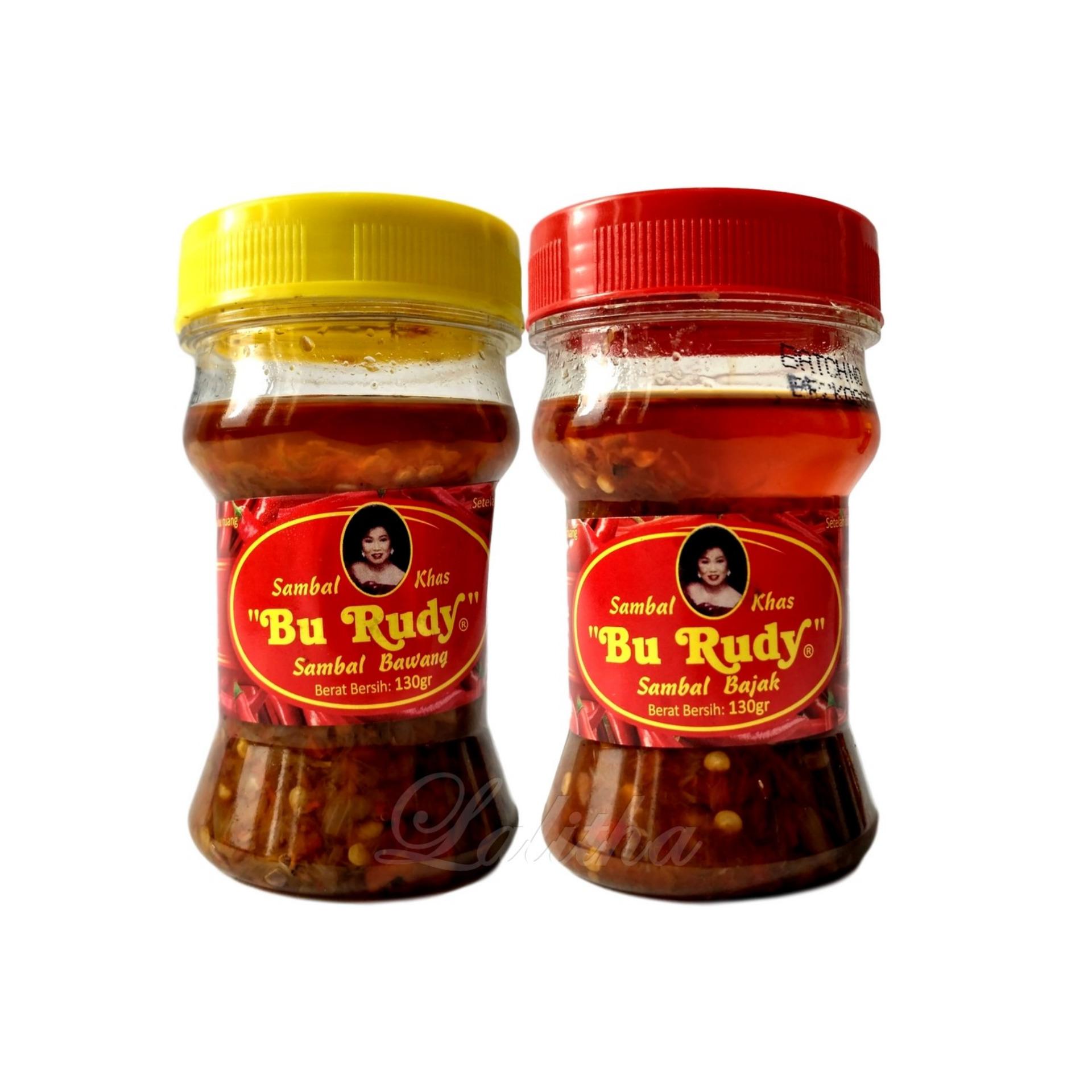 Sambal Bu Rudy Khas Surabaya - Sambal Bawang + Bajak - 2 botol