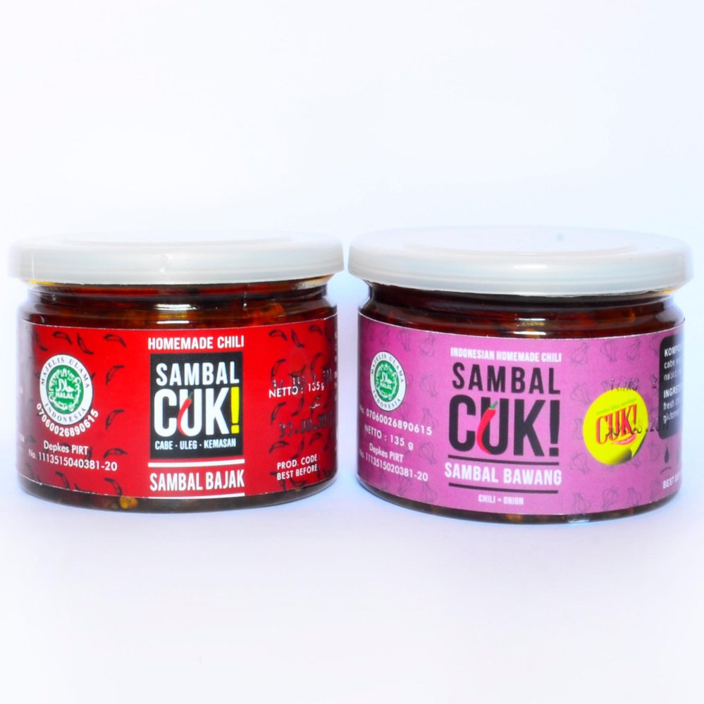 Sambal Cuk - Paket Sambel Bawang dan Bajak Trasi