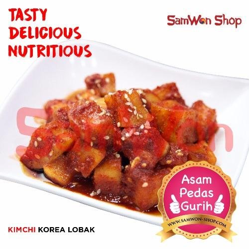 Samwon - Kimchi Lobak Fresh - 250 Gram - Makanan Korea