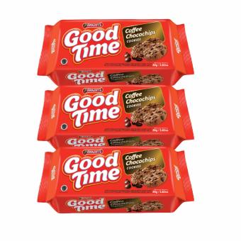 Gambar [Triple Pack] Good Time Cookies Coffee Chocochips 80 gr x 3 Pack