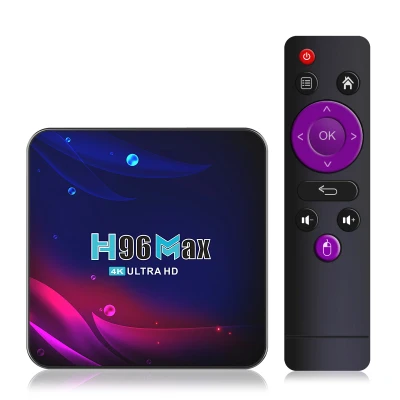 Seventh7 H96 MAX V11 Smart Android TV Box 2.4G 5.8G WIFI Voice Set Top Box 4K HD TV Box With remote control Bluetooth [ready stock] (1)