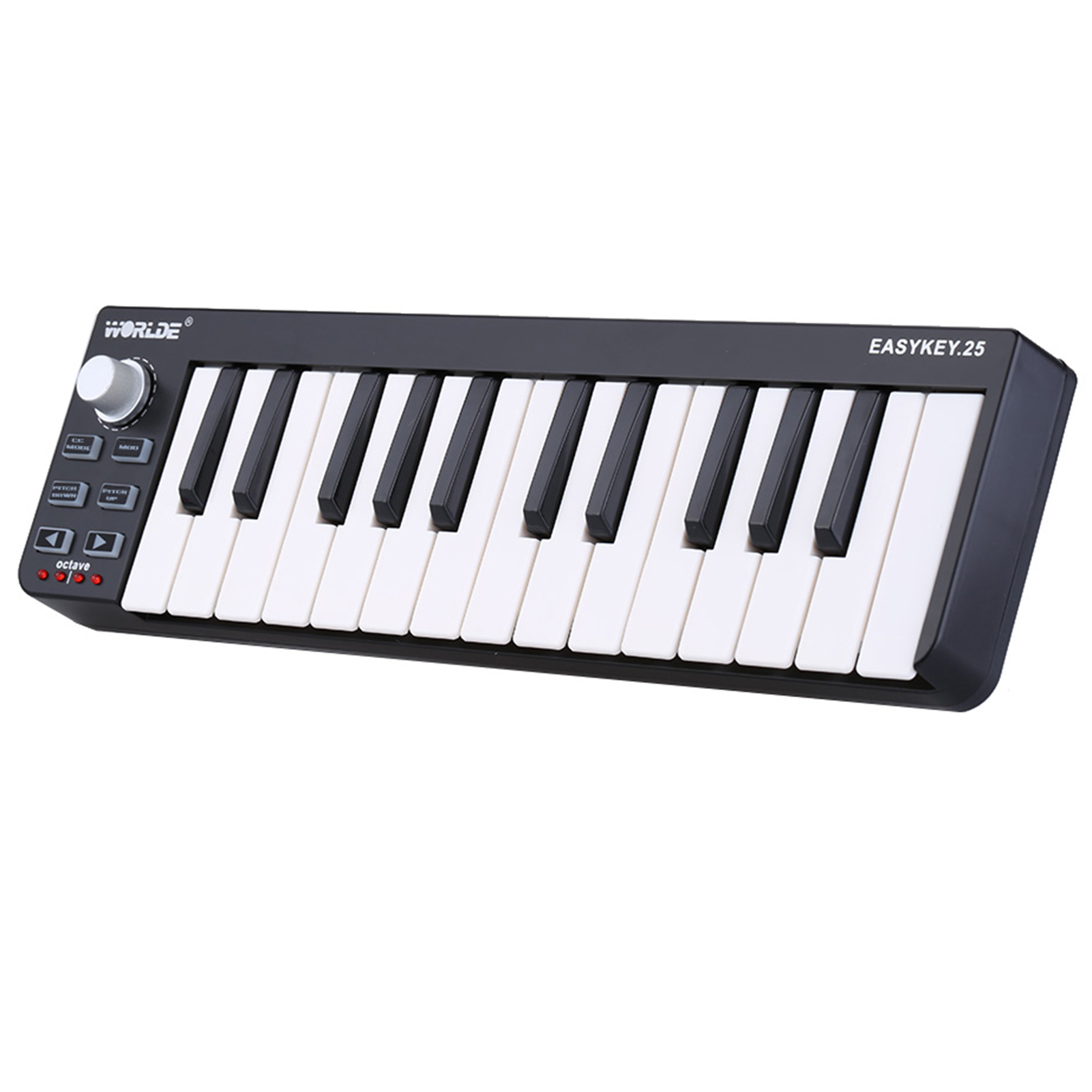 ammoonWORLDE Easykey.25 Keyboard Mini 25 Key USB MIDI Controller