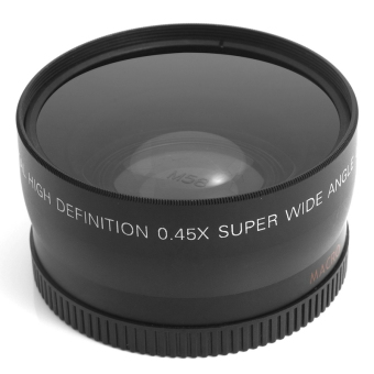 0.45 X Sudut Lebar Lensa 58 Mm Dengan Makro Untuk Canon EOS 650D50D 40D 400D 450D LF37 - Internasional Juli 2018 - 3 0.45 x sudut lebar lensa 58 mm dengan makro untuk Canon EOS 650D50D 40D 400D 450D LF37 - Internasional - 3