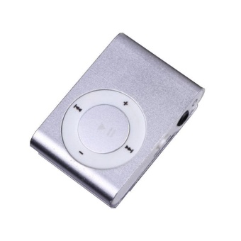Gambar 1 8GB Support Micro SD TF Mini Clip Metal USB MP3 Music Media Player SL   intl