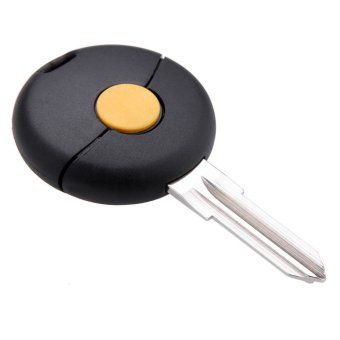 Gambar 1 Button Cover Holder Remote Fob Case Key Shell for Benz Smart Fortwo Black