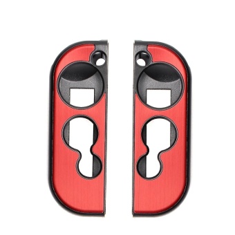 Gambar 1 Pair Aluminum Case Cover Protector For Nintendo Switch Grip Joy Con Controller red   intl