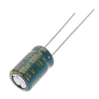 Gambar 1000uF 16V 105C Radial Electrolytic Capacitor   intl
