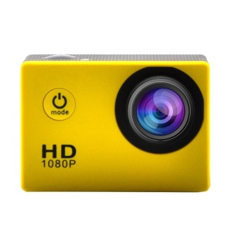 1080p 24 fps Sports Camera HD 720P Waterproof Mini DV Action Camera Yellow - intl  