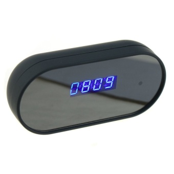 Gambar 1080P HD Wireless Wifi IP Spy Hidden Camera DVR in Clock forAndroidiPhone (Black)   intl