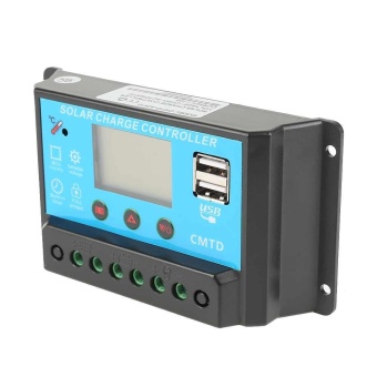 10A 12V/24V Solar Panel Charge Controller Battery Regulator DualUSB LCD Display - Intl Oktober 2019 - 3 10A 12V/24V Solar Panel Charge Controller Battery Regulator DualUSB LCD Display - intl - 3