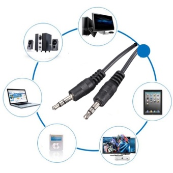 Gambar 10FT 3.5mm Male to Male Stereo Plug AUX Audio Cable For MP3 SpeakerMobilephone   intl