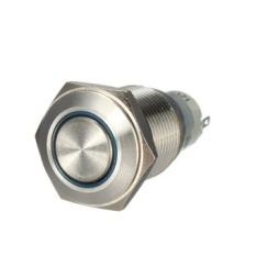 16 Mm 12 V Hitam Aluminium Logam Memimpin Mendorong Mobil Menyala Di Source · Rp 211