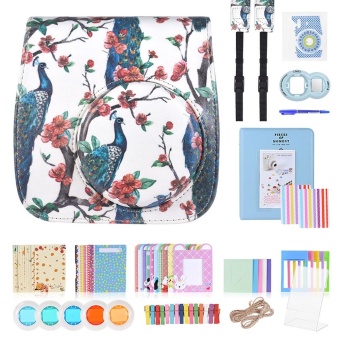 Gambar 13 in 1 Accessories Kit for Fujifilm Instax Mini 8 8+ 8s 9 Include Camera Case Strap Sticker Selfie Lens Colored Filter Album Photo Frame Border Sticker Corner Sticker Pen intl