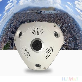 Gambar 1.3MP 1280x960 Wifi 360? Panoramic Fisheye CCTV Network IP CameraNight Vision   intl