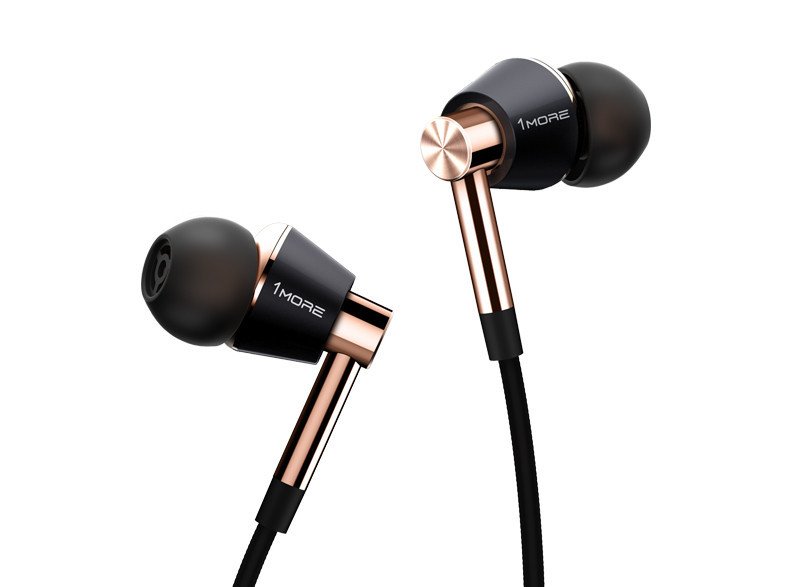 1More Triple Driver In-Ear Headphones Black/Gold