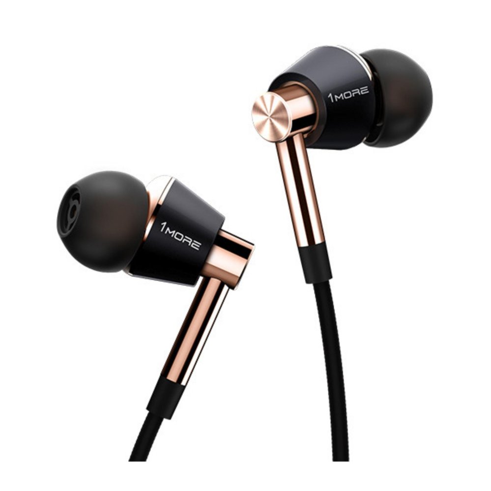1More Triple Driver In-Ear Headphones Black/Gold