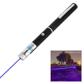 Jual 1mW 405nm Blue + Purple Light Laser Pointer Pen w 5
ReplacementPointers Black + Silver intl Online Terjangkau