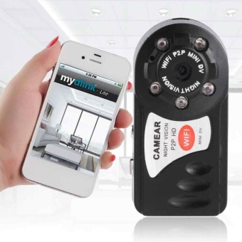 1PC Black Micro Mini Wifi Wireless Security Camera CCTV Spy