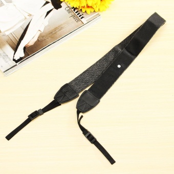 Gambar 2 Color Adjustable Vintage Shoulder Neck Strap Belt Sling For SLR DSLR Camera Grey intl