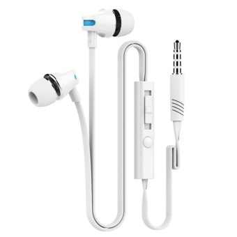 Gambar 2 Colors Noodle Wire Control Headset Durable Stereo Earphone ForSmart Phone   intl