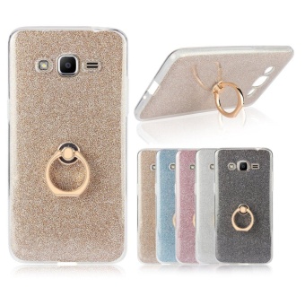 Gambar 2 in 1 Glitter Bling Prints Flexible Soft TPU Protective Case Coverwith Ring Holder Kickstand for Samsung Galaxy J2 Prime   intl