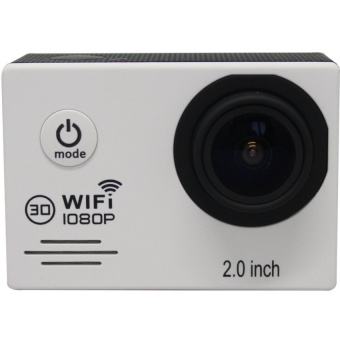 2 Inches sScreen HD Waterproof Sports Action Camera WIFI Wireless Connection White - intl  